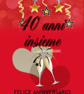 40 anni matrimonio
