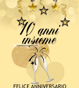 anniversario 10 anni
