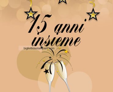 anniversario 15 anni