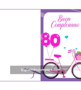 compleanno 80 anni