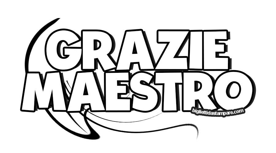 grazie maestro
