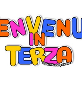 cartell benvenuti terza