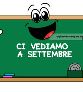 ci vediamo a settembre