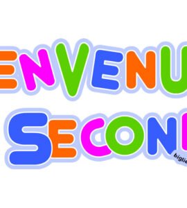 scritta benvenuti in seconda