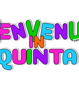 cartello benvenuti quinta