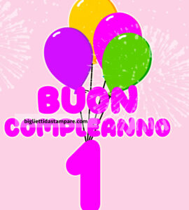 1 compleanno bimba