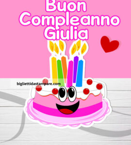 compleanno giulia