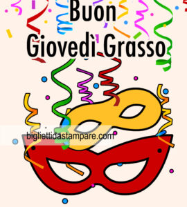 buon giovedi grasso