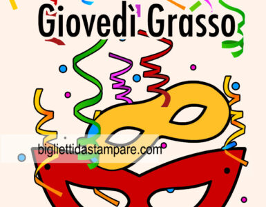 buon giovedi grasso