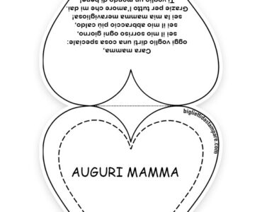 biglietto mamma con frase
