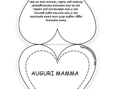 biglietto mamma con frase