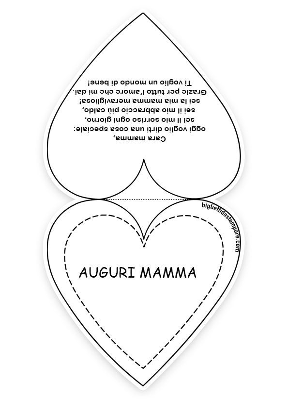 biglietto mamma con frase