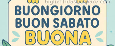 buon sabato estate