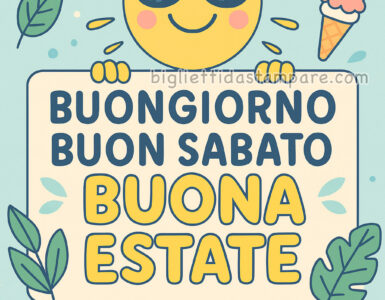 buon sabato estate