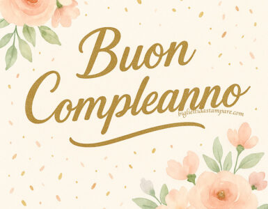 buon compleanno elegante