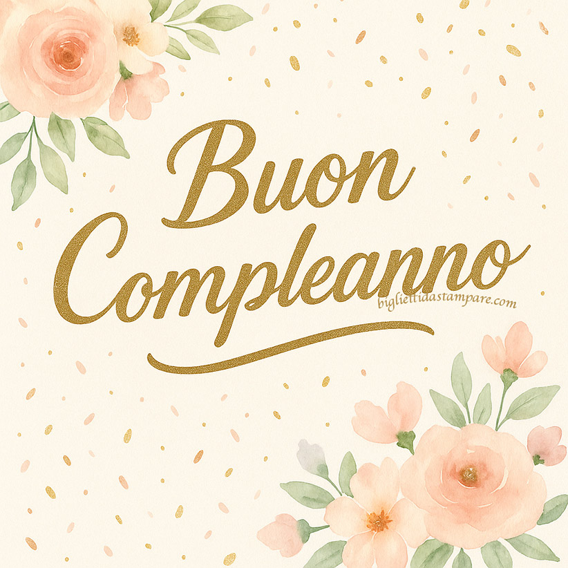 buon compleanno elegante