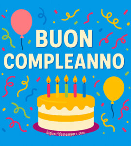 buon compleanno torta immagine