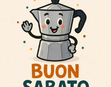 buon sabato caffettiera