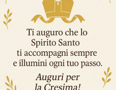 auguri cresima immagine