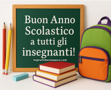 buon anno scolastico insegnanti