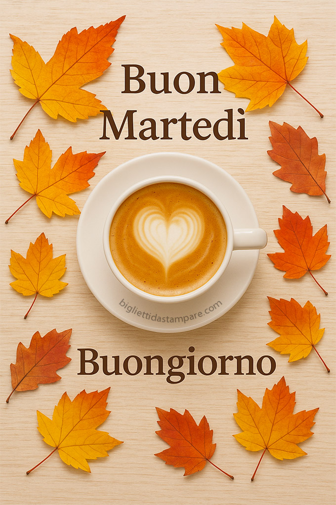 Buon martedì autunnale 1 buon martedi buongiorno