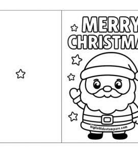 Santa Claus da colorare 3 santa claus