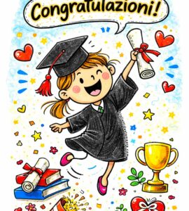 laurea ragazza immagine