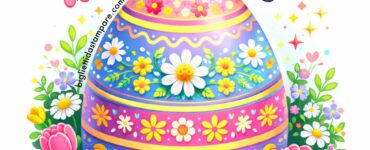 buona pasqua uovo decorato