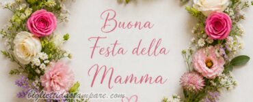 cuore floreale per la mamma