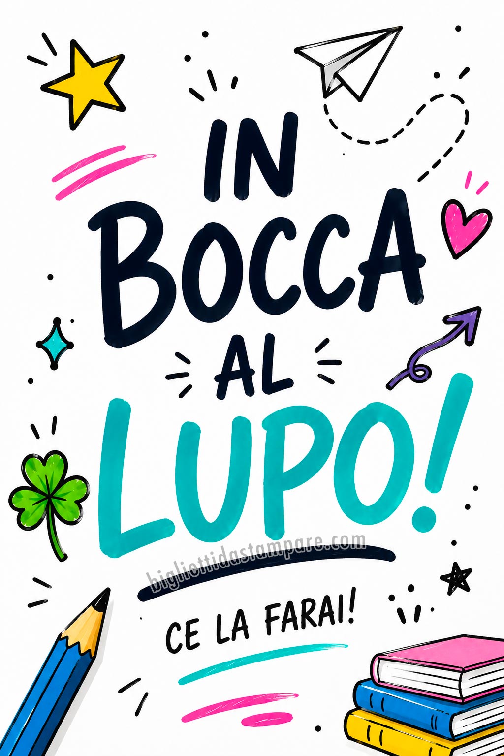 In bocca al lupo per l'esame 1 in bocca al lupo per l esame